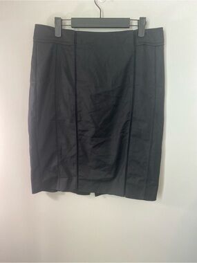 White House Black Market Black Panel Pencil Skirt